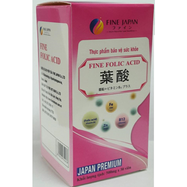 Thực phẩm bảo vệ sức khỏe Fine Folic Acid